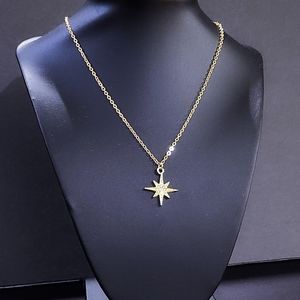 16" Gold Starburst Necklace
